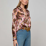 L'AGENCE - Tyler Silk Blouse