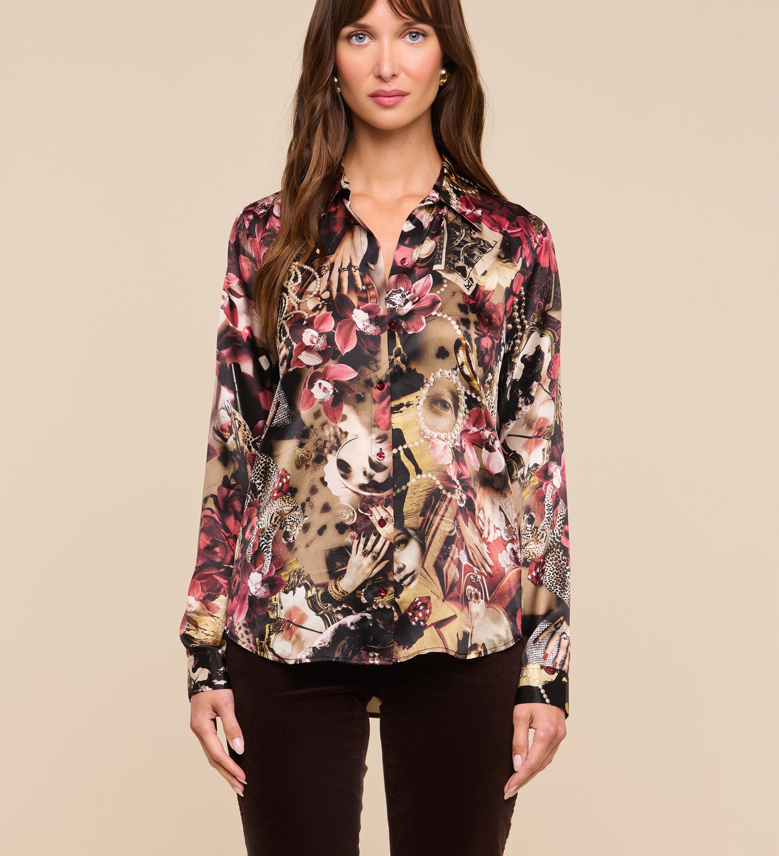 L'AGENCE - Tyler Silk Blouse