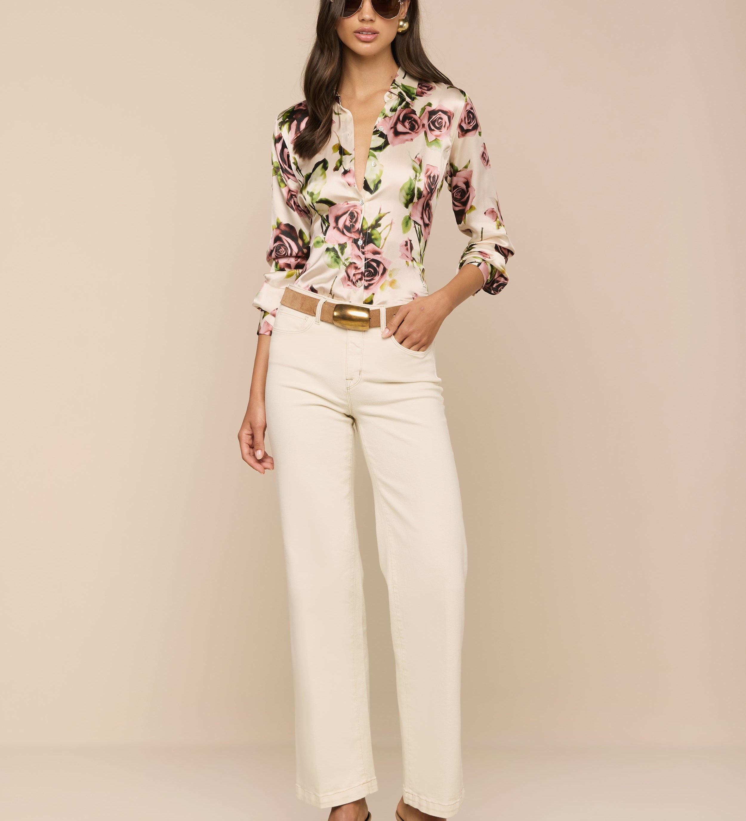 L'AGENCE - Tyler Silk Blouse
