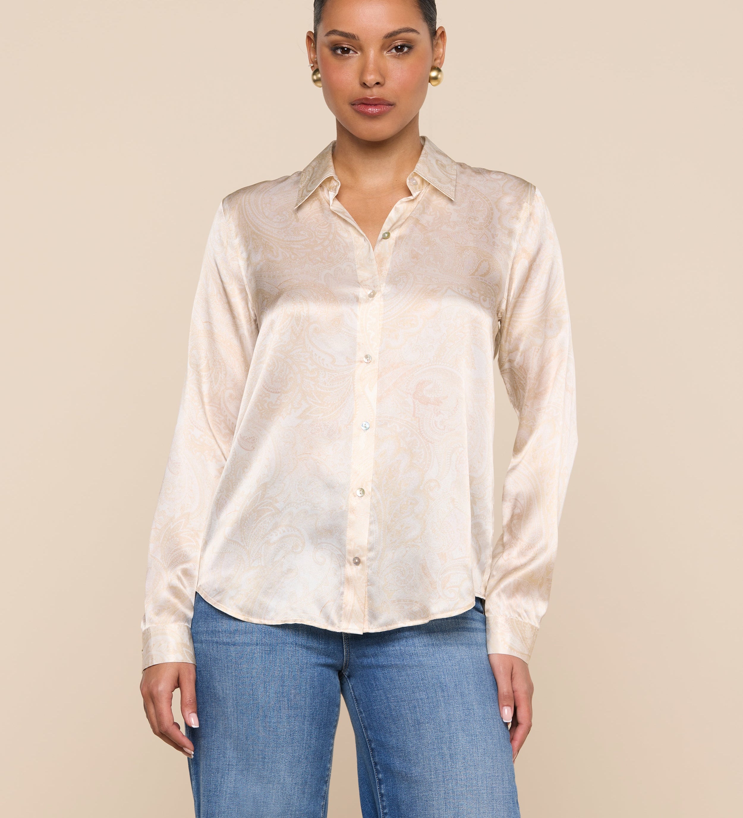 L'AGENCE - Tyler Silk Blouse