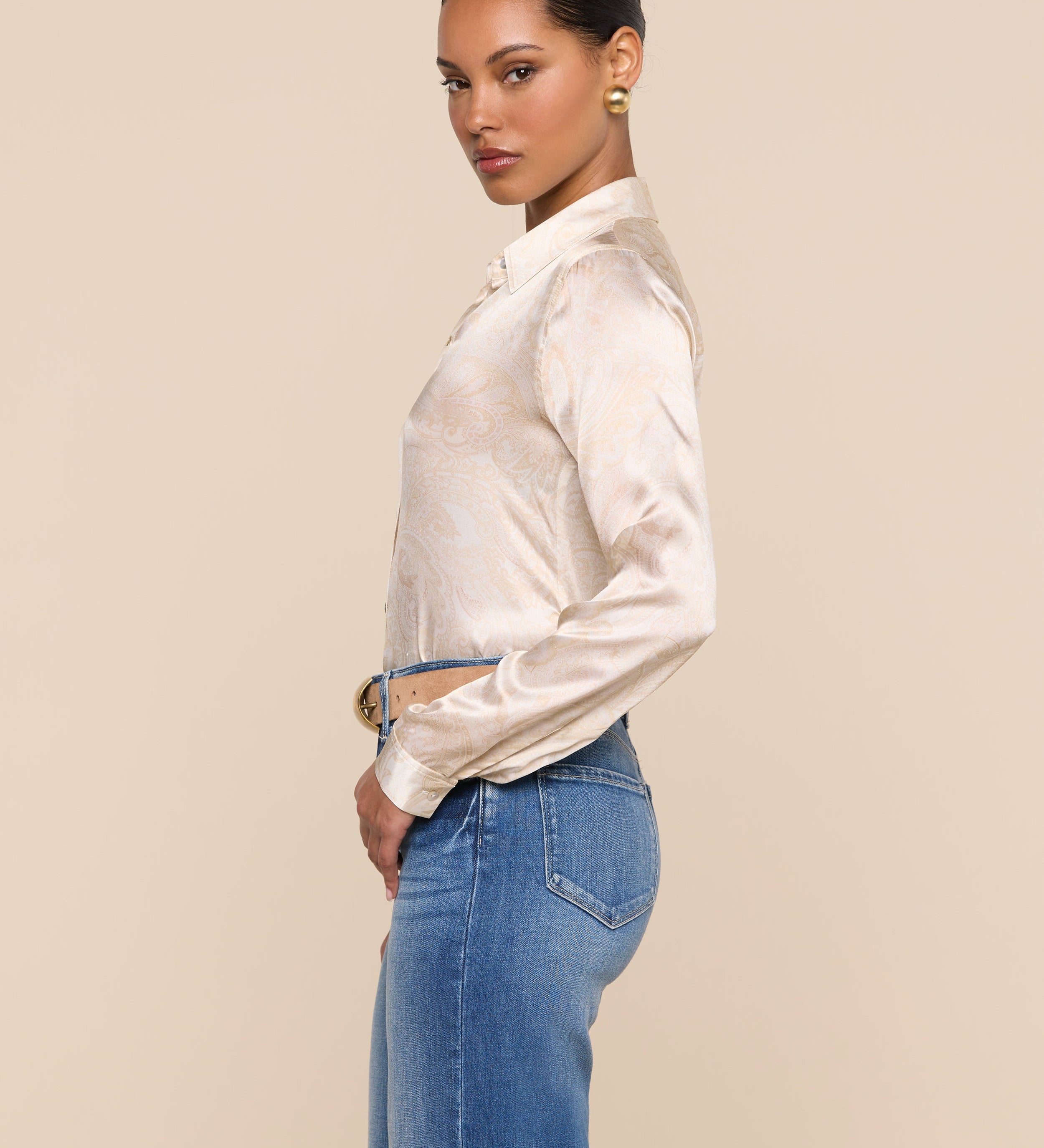 L'AGENCE - Tyler Silk Blouse