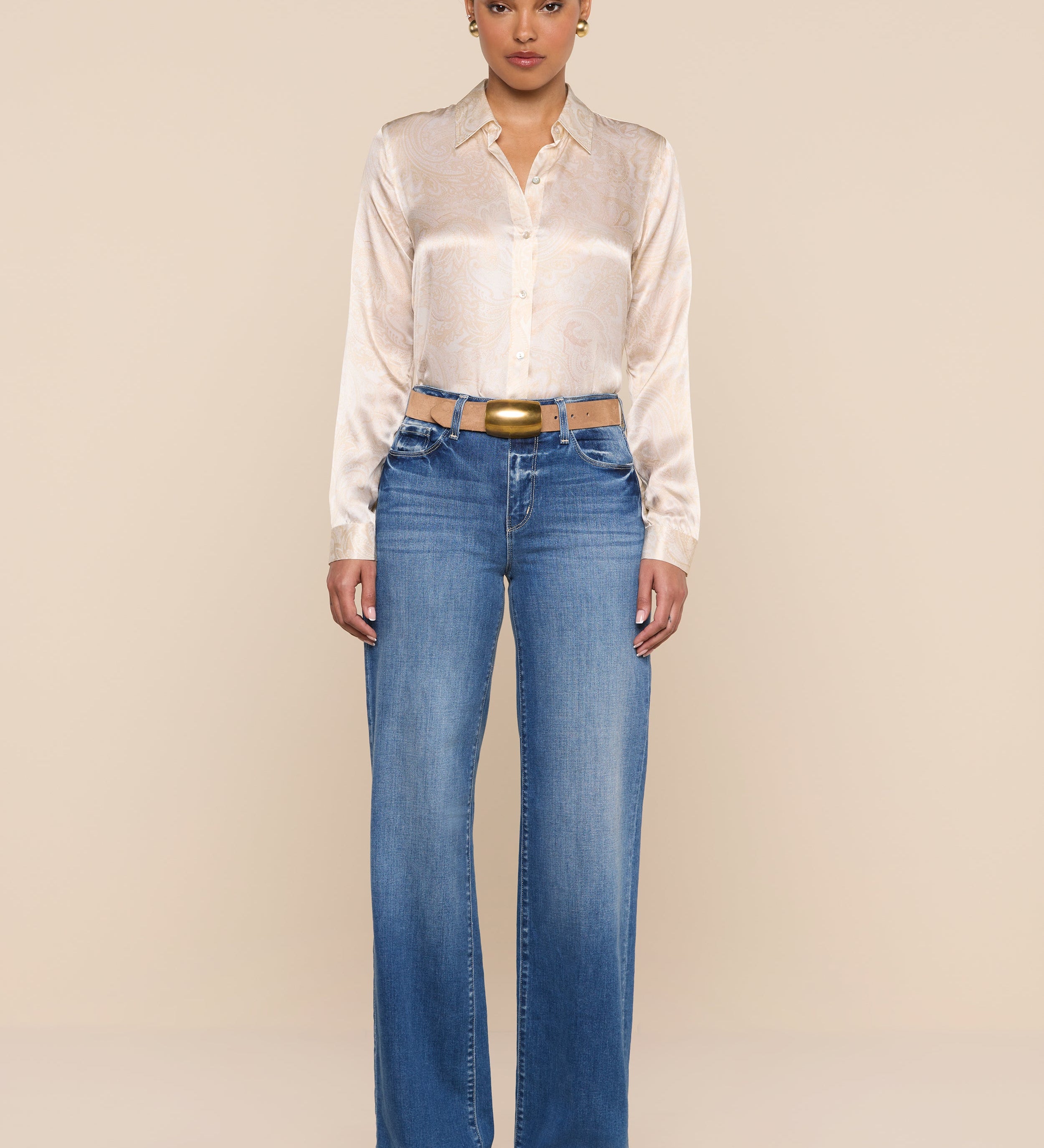 L'AGENCE - Tyler Silk Blouse