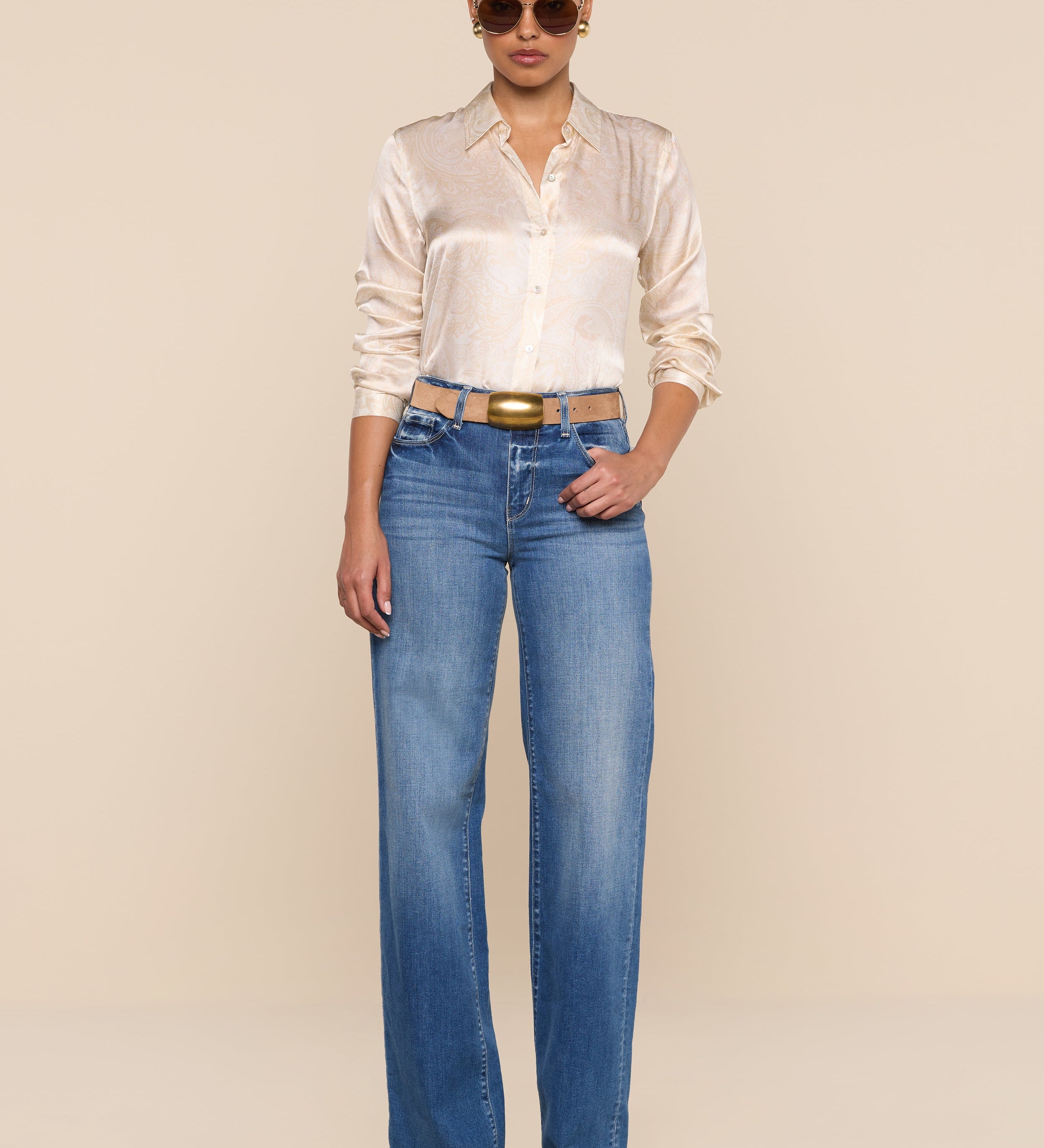 L'AGENCE - Tyler Silk Blouse