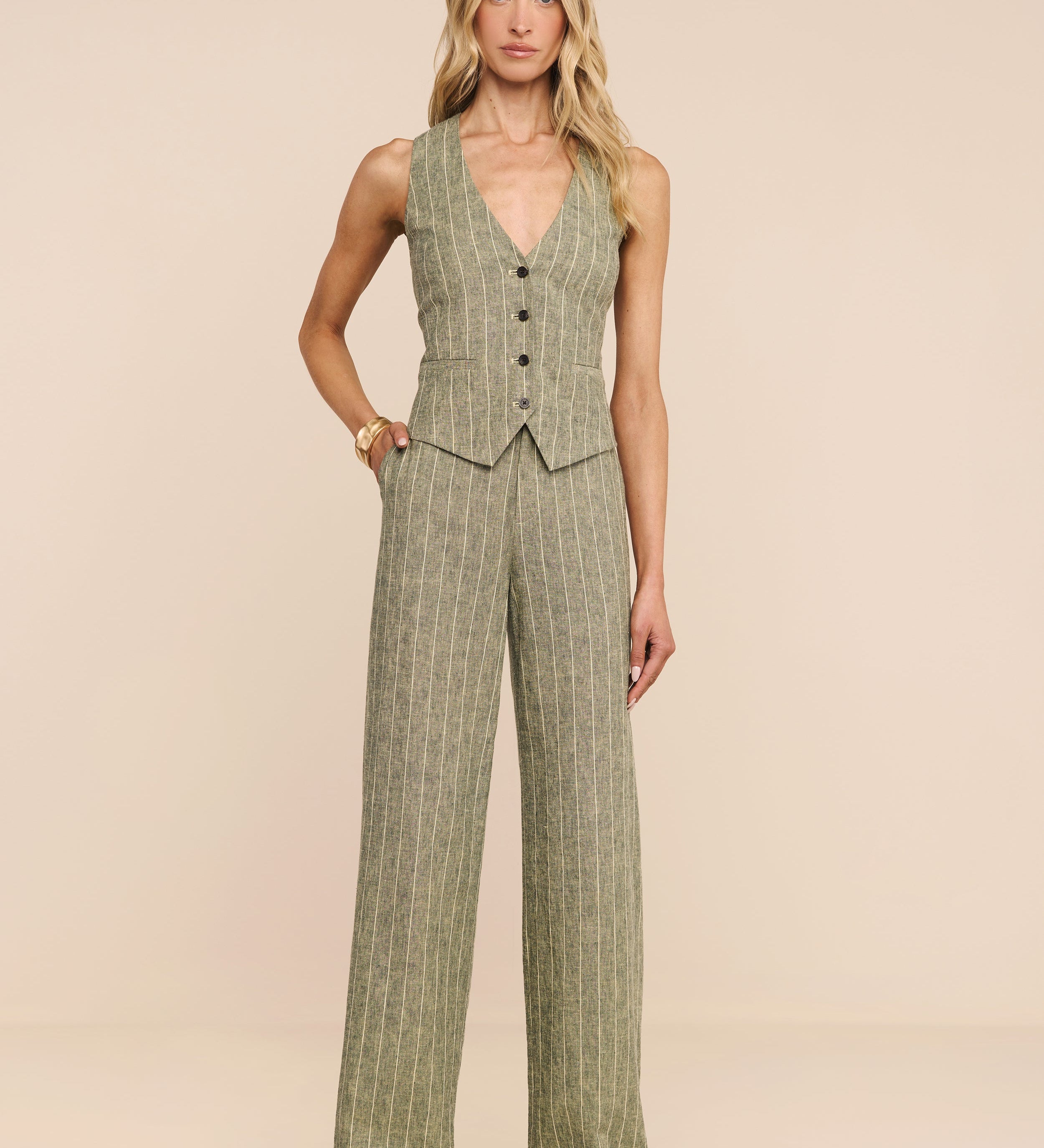 L'AGENCE - Drina Linen - Blend Vest