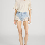 FRAME - The Crochet Ruffle Short