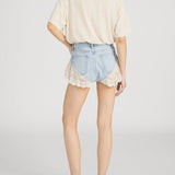 FRAME - The Crochet Ruffle Short