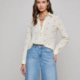 L'AGENCE - Laurent Embroidered Blouse