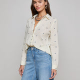 L'AGENCE - Laurent Embroidered Blouse