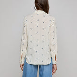 L'AGENCE - Laurent Embroidered Blouse