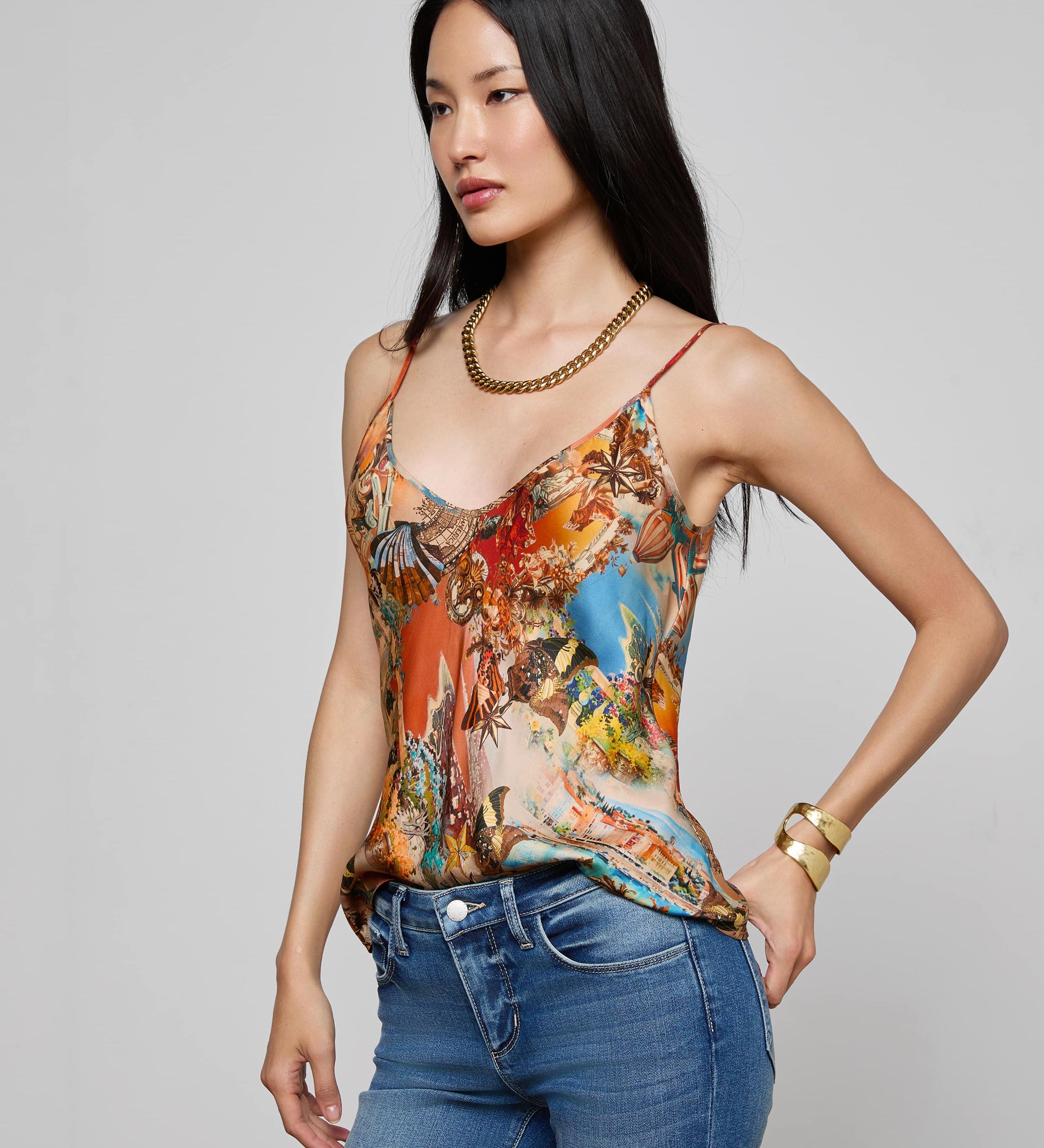 L'AGENCE - Lexi Satin Camisole