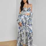 L'AGENCE - Ciara Silk Robe Top