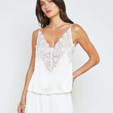 L'AGENCE - Priya Silk Lace Camisole