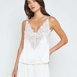 L'AGENCE - Priya Silk Lace Camisole