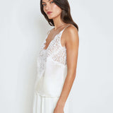 L'AGENCE - Priya Silk Lace Camisole
