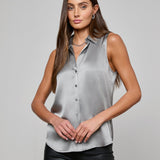 L'AGENCE - Emmy Sleeveless Silk Blouse