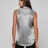 L'AGENCE - Emmy Sleeveless Silk Blouse