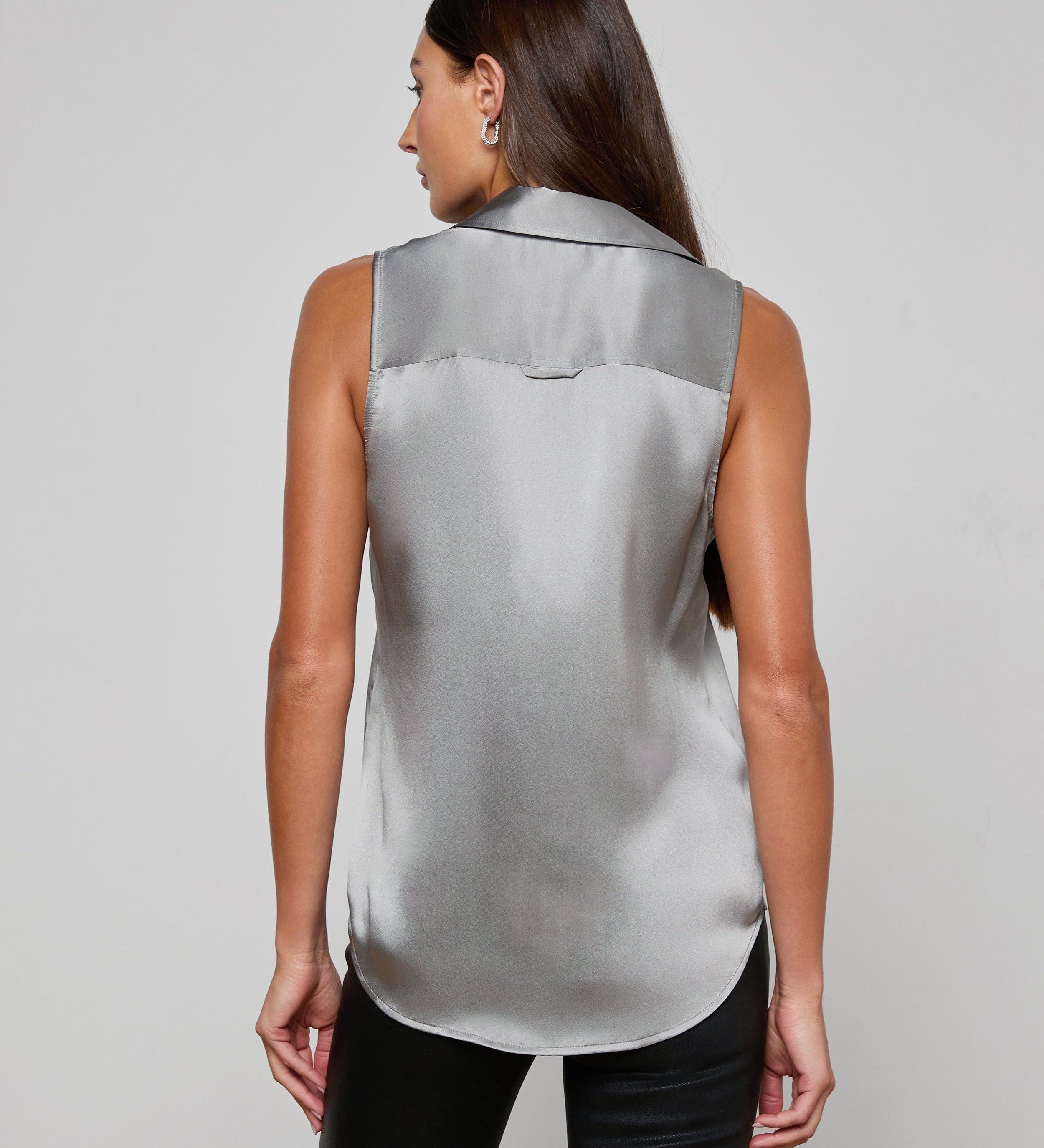 L'AGENCE - Emmy Sleeveless Silk Blouse