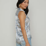 L'AGENCE - Emmy Sleeveless Silk Blouse