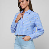 L'AGENCE - Cosette Sequined Shirt