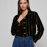 L'AGENCE - Cosette Velvet Shirt