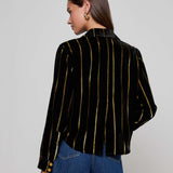 L'AGENCE - Cosette Velvet Shirt