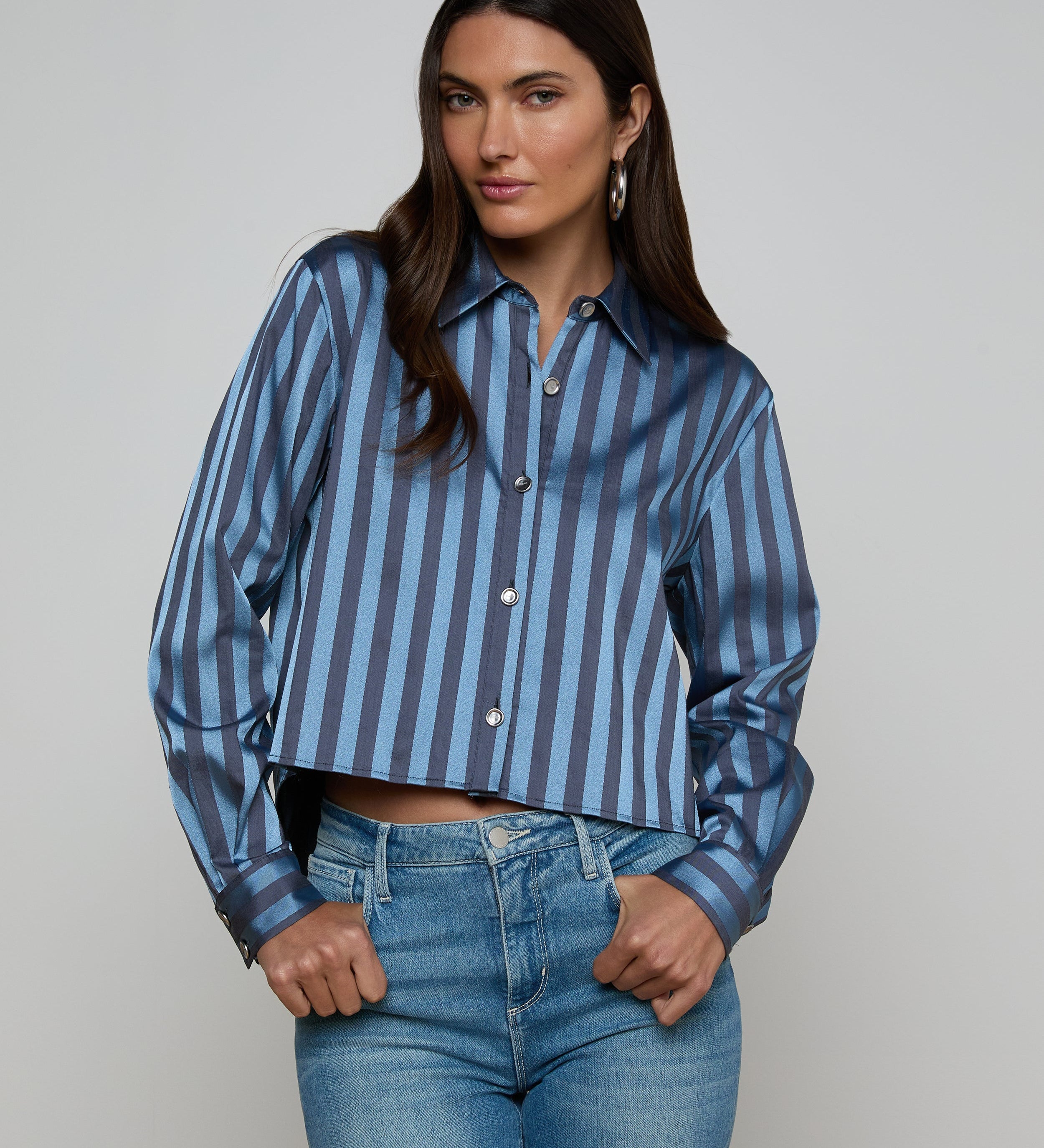 L'AGENCE - Cosette Satin Shirt