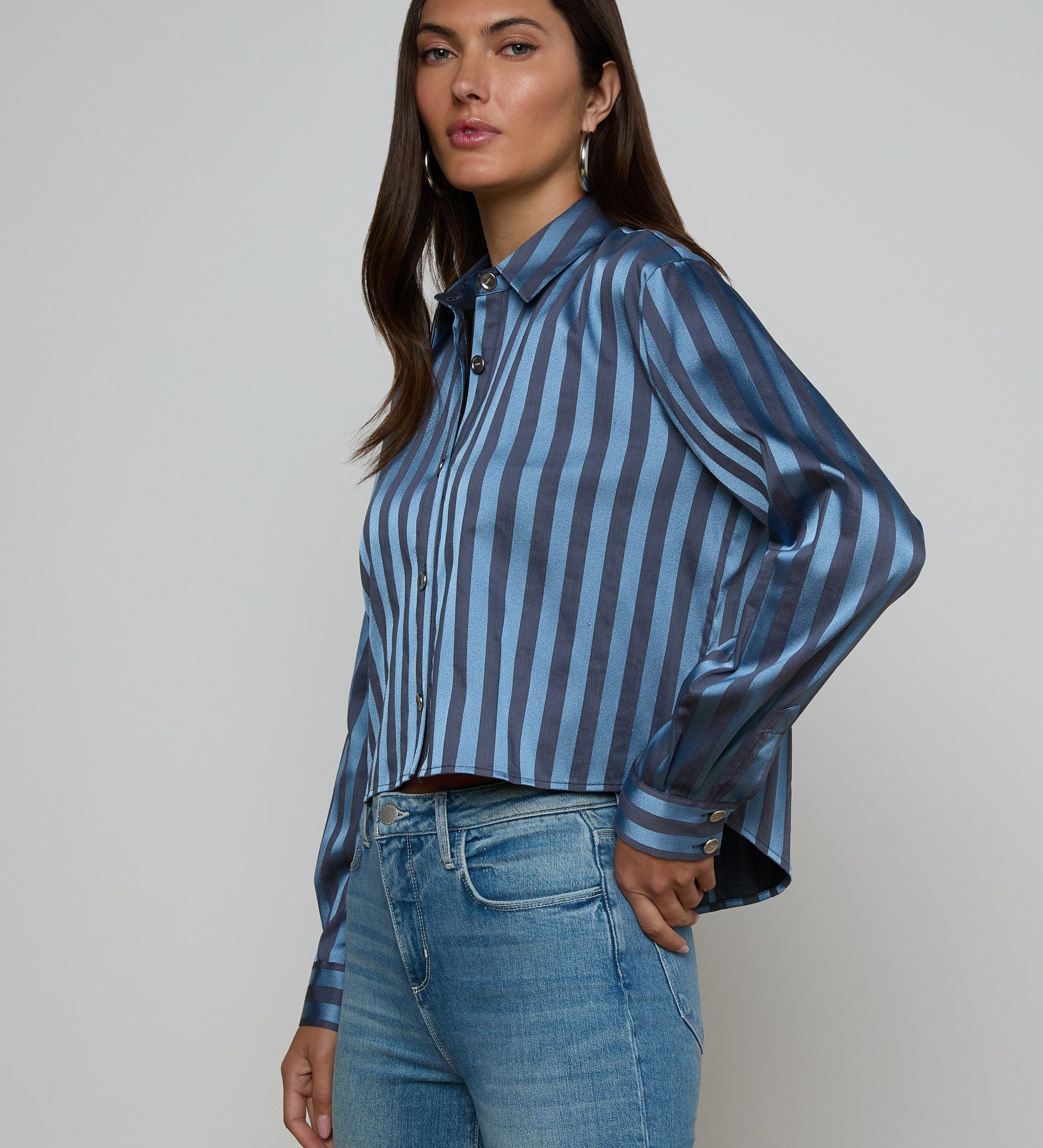 L'AGENCE - Cosette Satin Shirt