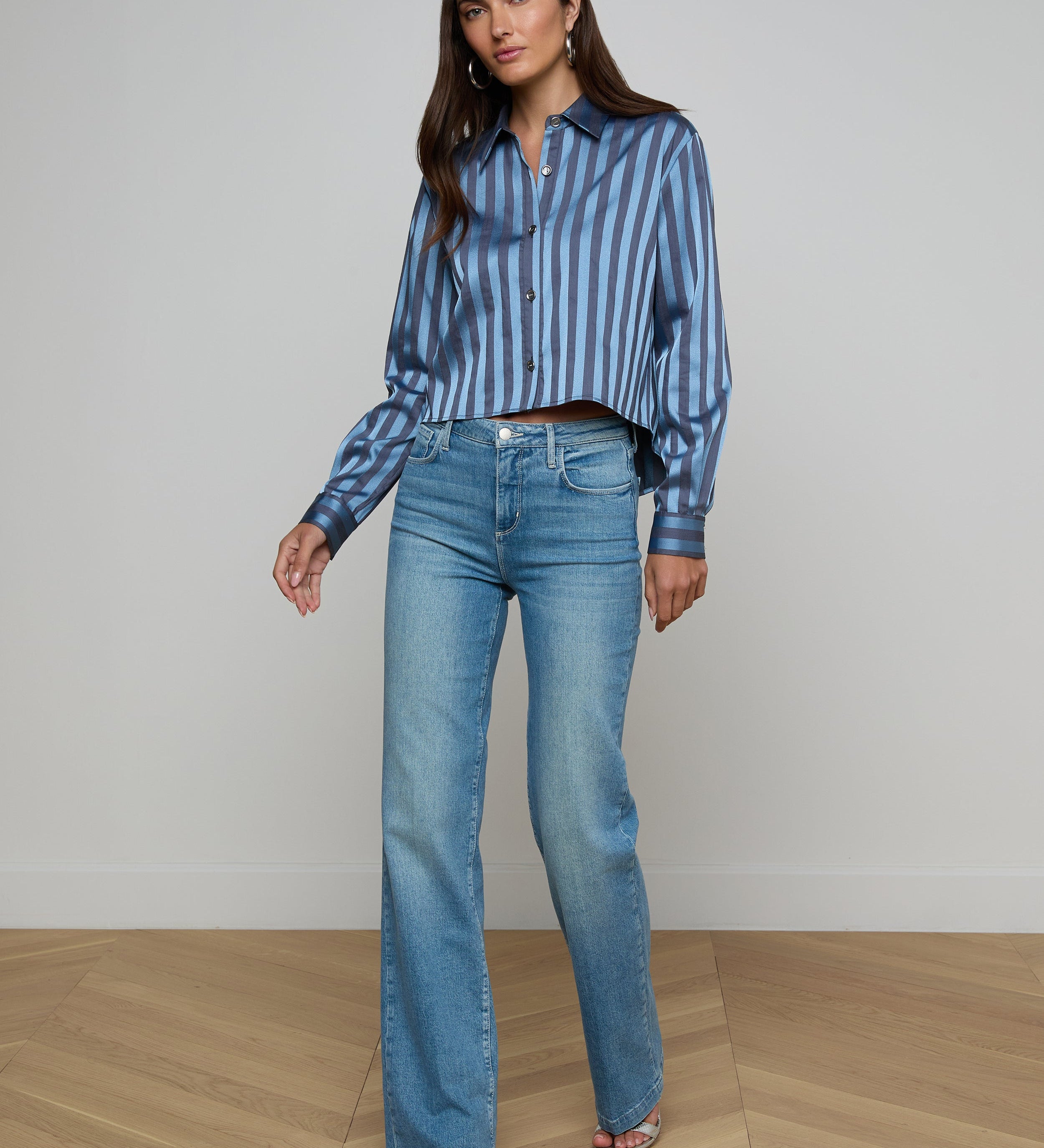 L'AGENCE - Cosette Satin Shirt