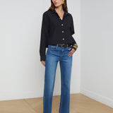 L'AGENCE - Cosette Button-Down Shirt