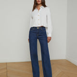 L'AGENCE - Cosette Button-Down Shirt