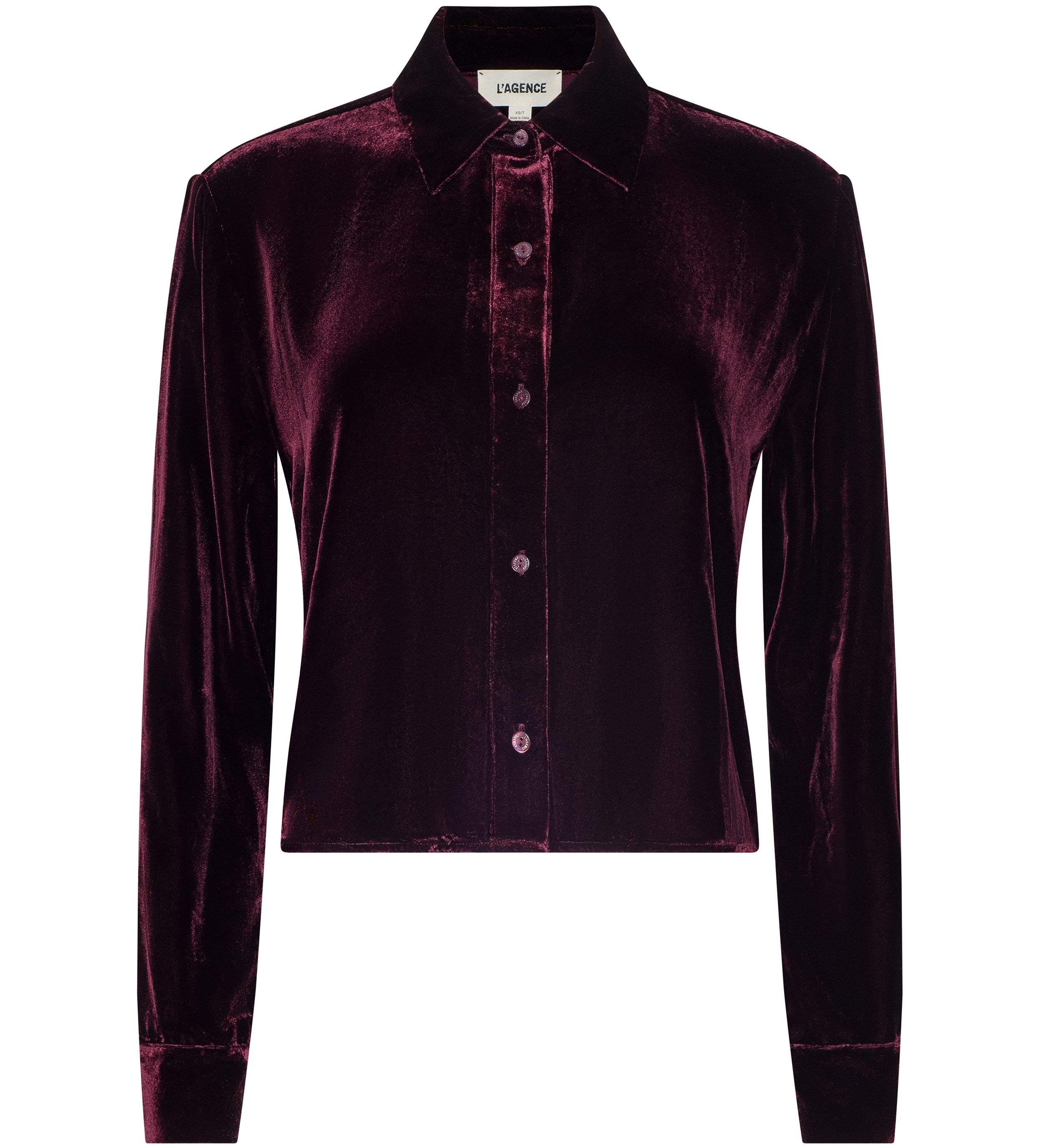 L'AGENCE - Cosette Velvet Shirt