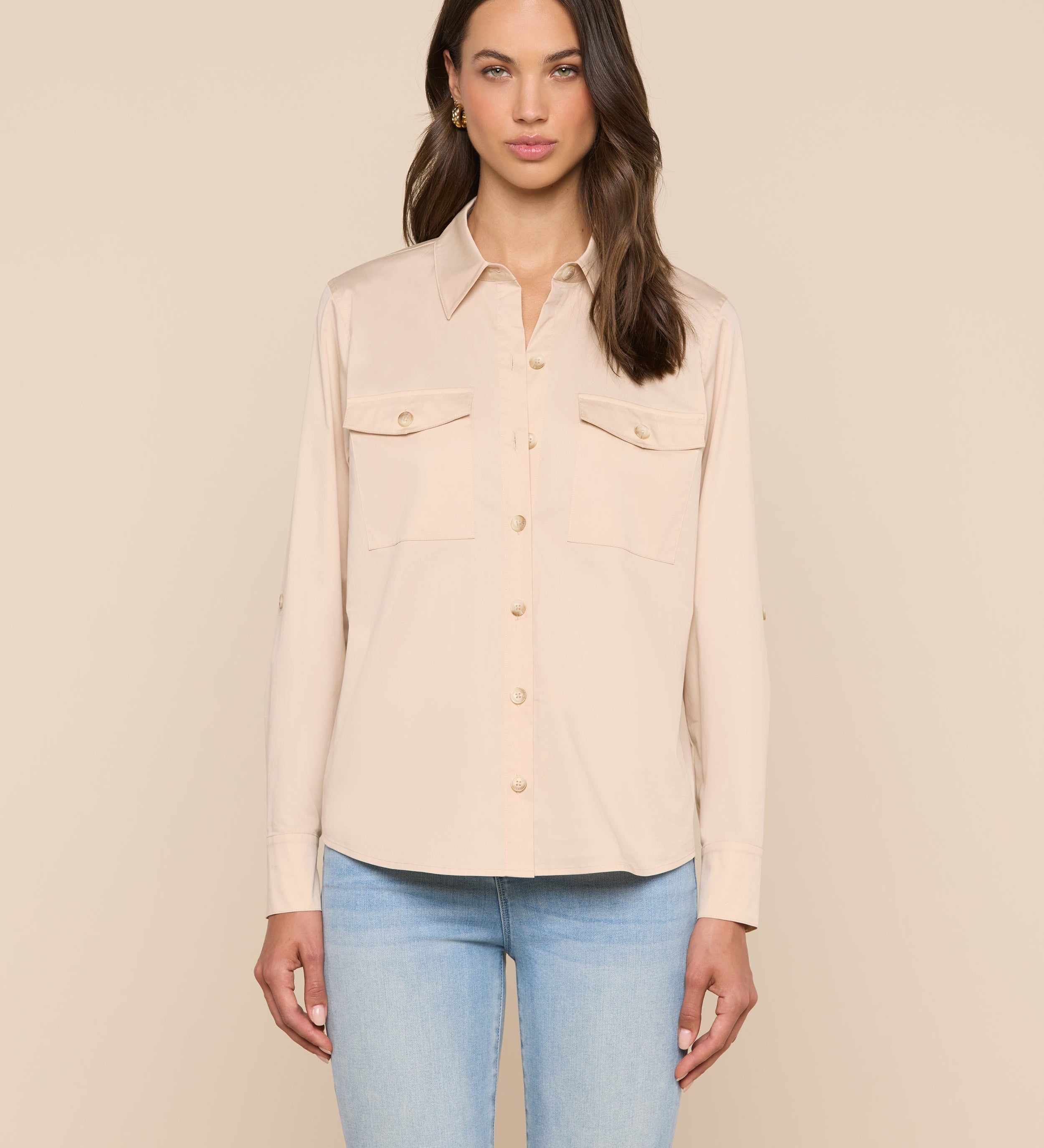 L'AGENCE - Pearson Poplin Blouse