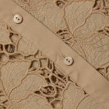L'AGENCE - Seychelle Cropped Lace Blouse
