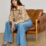 L'AGENCE - Seychelle Cropped Eyelet Blouse