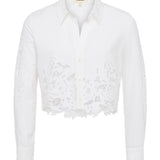 L'AGENCE - Seychelle Cropped Lace Blouse