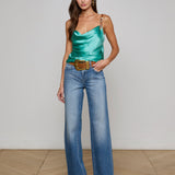 L'AGENCE - Lux Silk Buckle-Strap Camisole