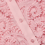 L'AGENCE - Odelia Cropped Lace Blouse