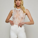 L'AGENCE - Brax Floral Lace Tank