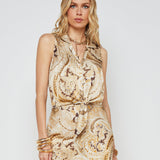 L'AGENCE - Amos Tie-Front Blouse