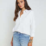 L'AGENCE - Daniella Cotton-Blend Blouse