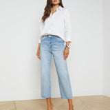 L'AGENCE - Daniella Cotton-Blend Blouse