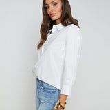 L'AGENCE - Daniella Cotton-Blend Blouse