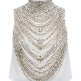 L'AGENCE - Yun Draped Crystal Tank