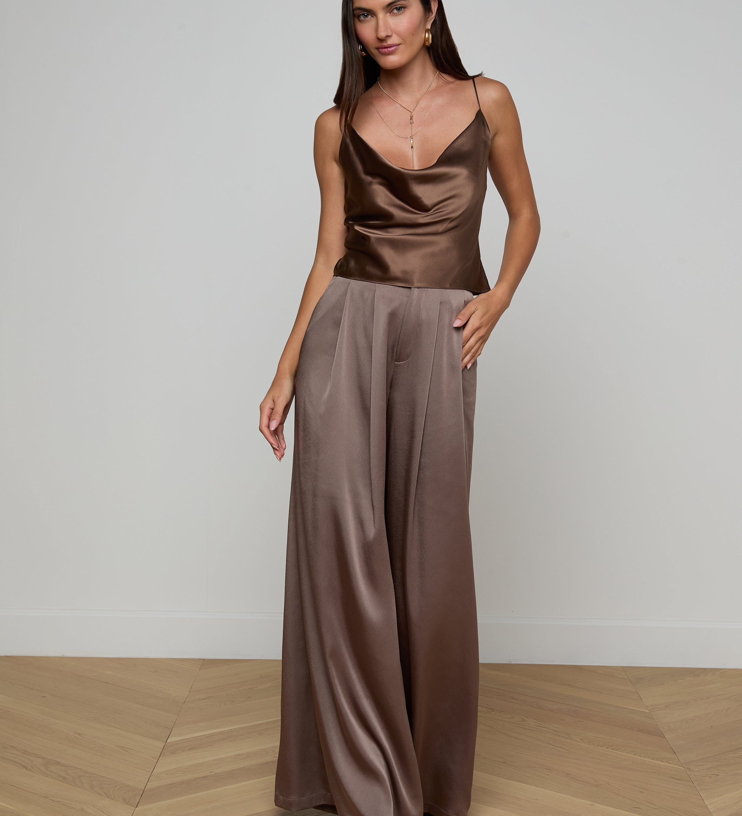 L'AGENCE - Calista Silk Camisole