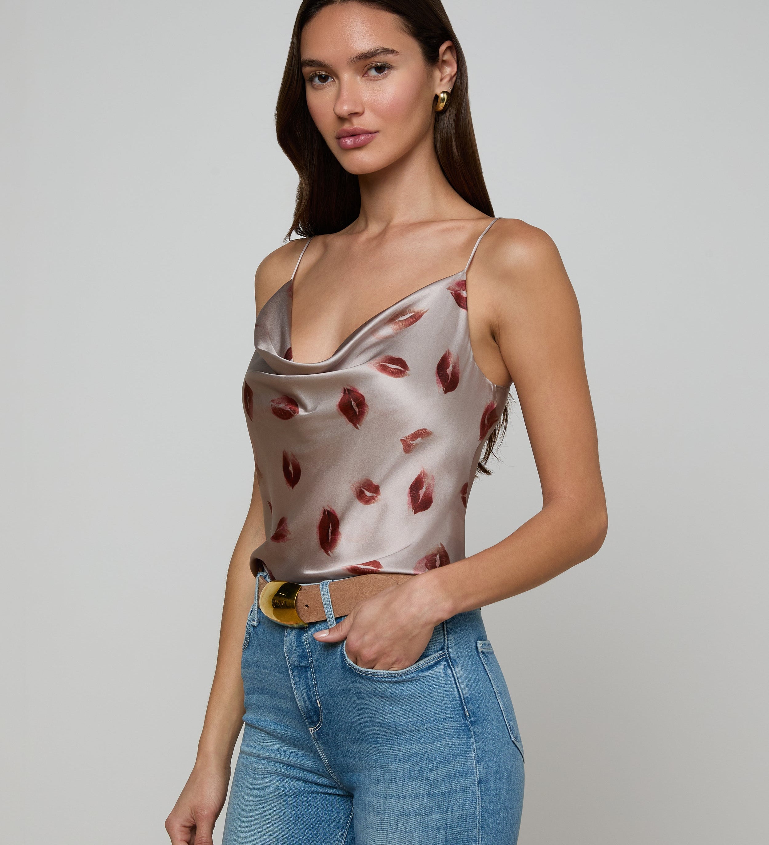 L'AGENCE - Calista Satin Camisole