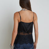 L'AGENCE - Bryna Silk Lace Camisole