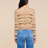L'AGENCE - Rogan Pearl Fringe Top