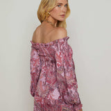 L'AGENCE - Ariela Off-The-Shoulder Blouse