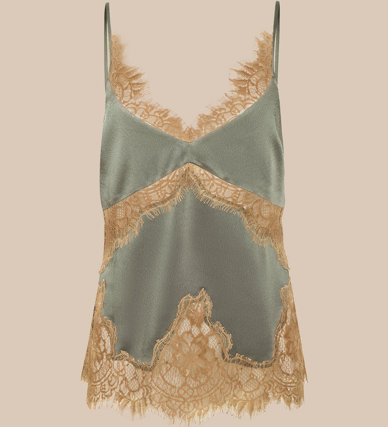 L'AGENCE - Mitsu Silk Lace Camisole