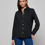L'AGENCE - Ellery Button - Down Shirt